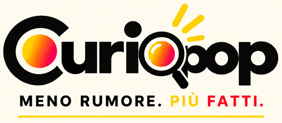 Logo Curiopop – Meno rumore. Più fatti.